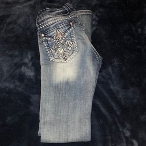 Miss Me boot jeans, stretchy